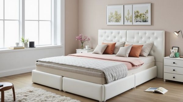 Offrez davantage d'espace à votre chambre avec le sommier coffre